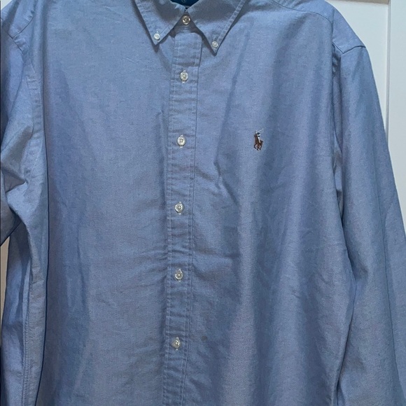 Ralph Lauren Blue Oxford Casual Shirt - Picture 6 of 9